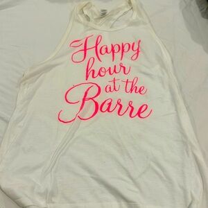 Pure barre happy hour tank top